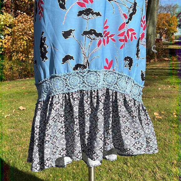 Suzanne Betro flowing sheath dress S-M - Picture 2 of 8